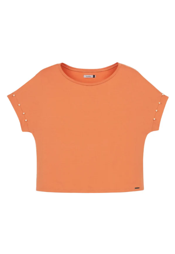 REMERA CON PERLAS MARIALICIA