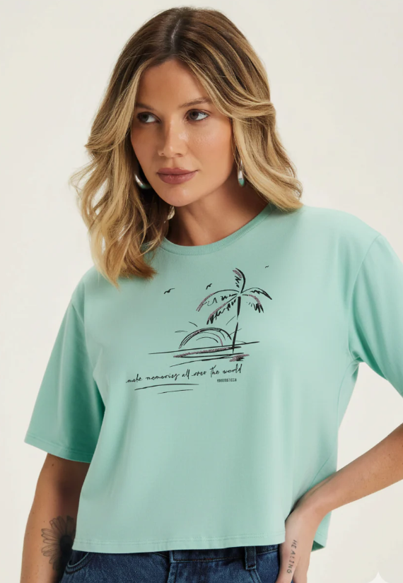 Remera palmeras marialicia