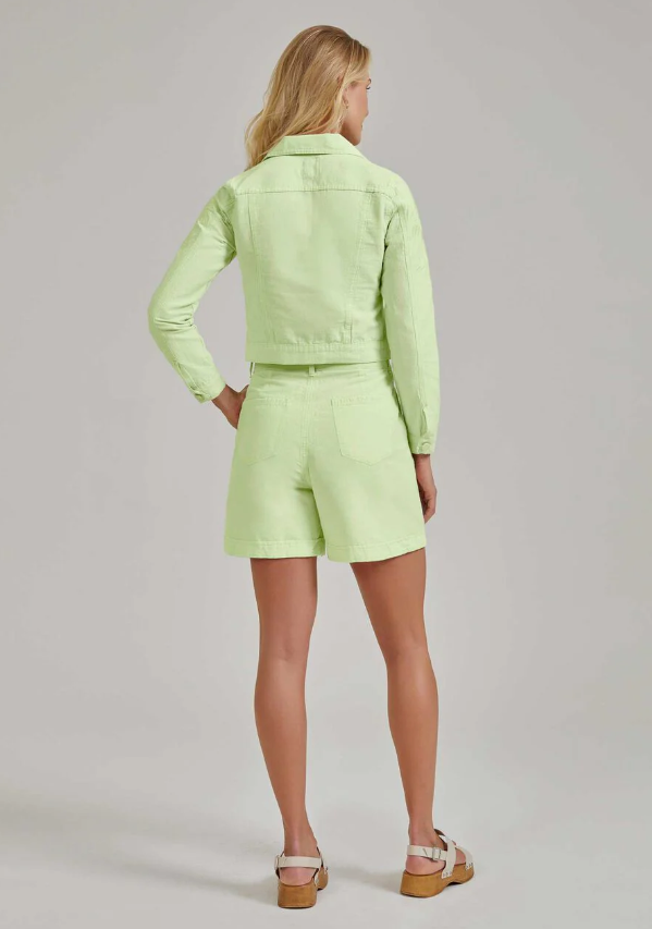 Campera Con Bordado - Verde