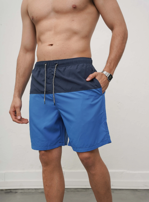 SHORT DE BAÑO COMBINADO
