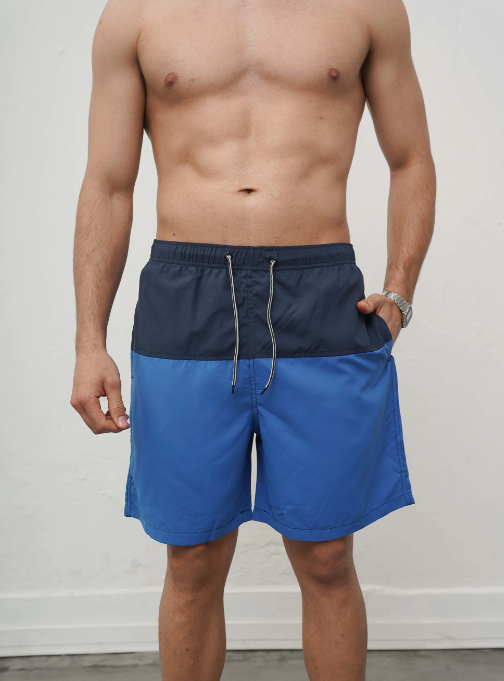 SHORT DE BAÑO COMBINADO