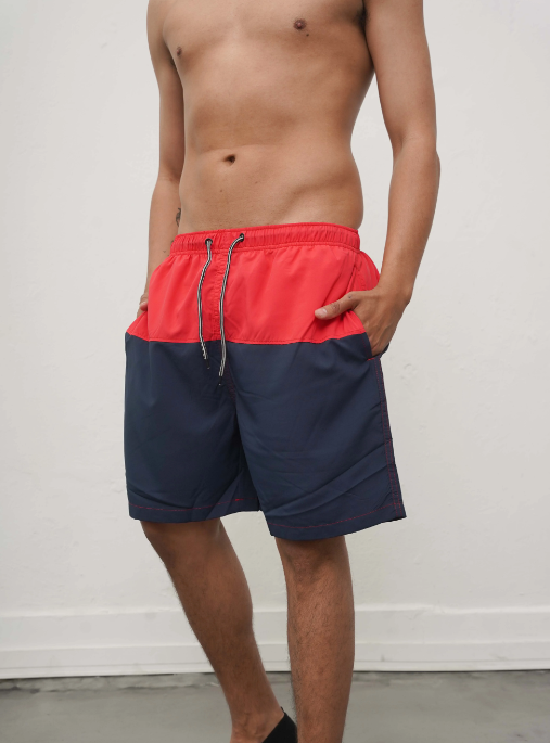 SHORT DE BAÑO COMBINADO