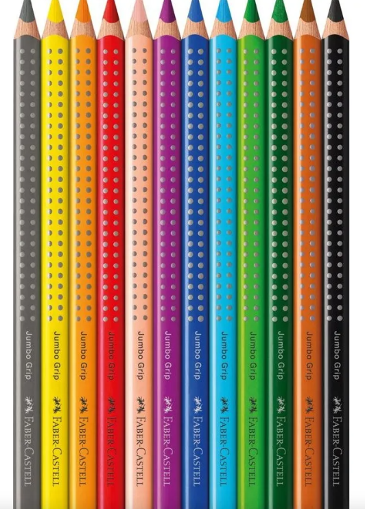 Lapices De Colores Faber Max Grip X12