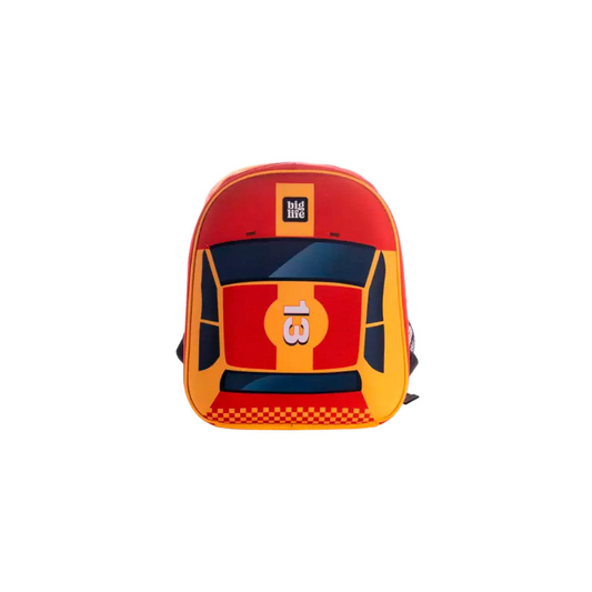 Mochila big life 13 pulgadas con pista para autos