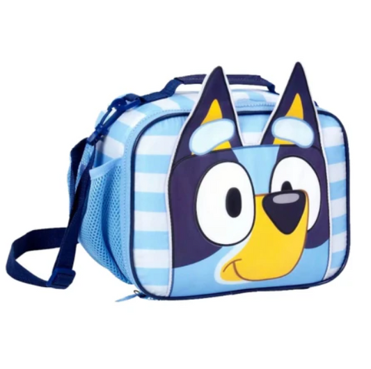Lunchera Infantil Térmica Bluey Estampado Escolar