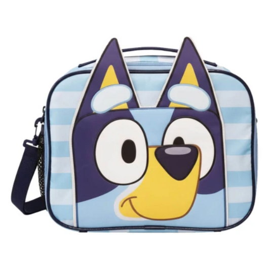 Lunchera Infantil Térmica Bluey Estampado Escolar