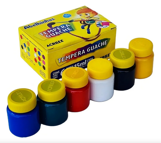 Tempera Acrilex 15 Ml X6 Unidades