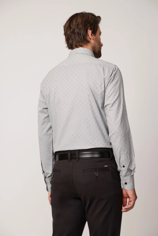 Camisa Cotton Blend - GRIS