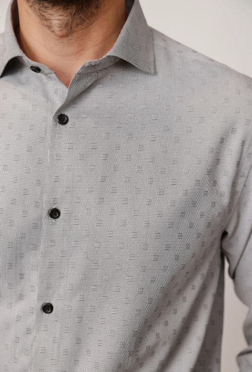 Camisa Cotton Blend - GRIS