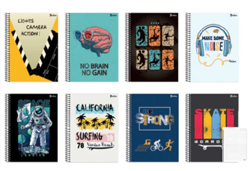 Pack x10 Cuadernola Ilustra 80 Hojas Tapa Flexible