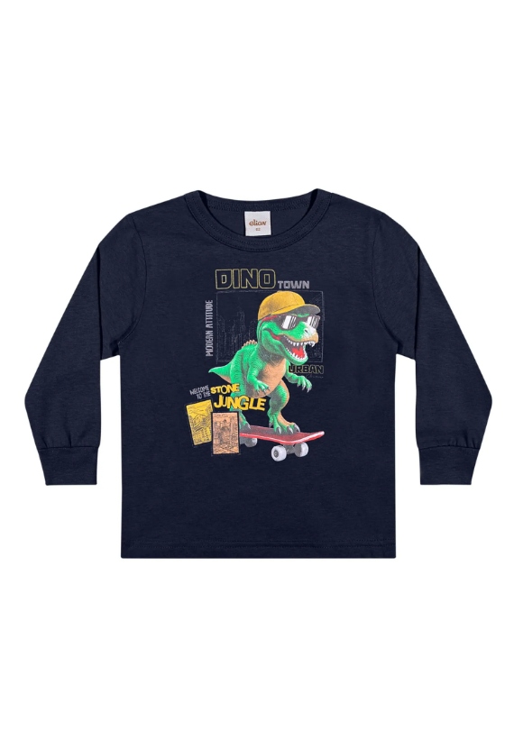 Camiseta Dino Manga Larga Elian