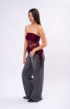 Wide Leg Tiro Bajo Croacia Dolce Ragazza