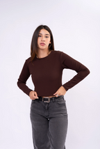 Remera Alicante Marrón Dolce Ragazza