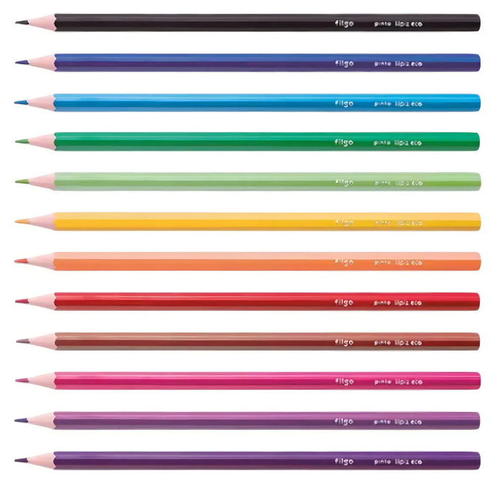Lapices Filgo Pinto X 12 Colores + 2 Lapices Grafito hb