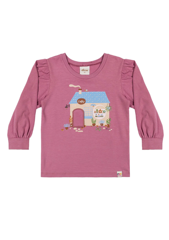 Remera Estampada Niña Elian