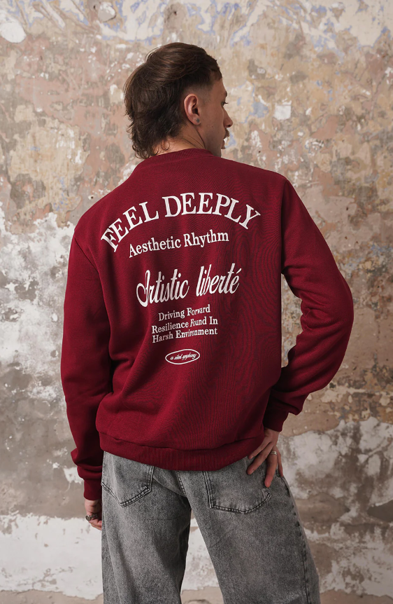 Buzo Feel Deeply Unisex - Rojo