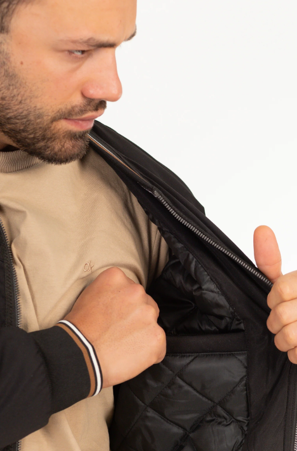 Chaqueta Bomber Neutral - Preto