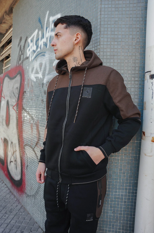 Campera Motion - Marrón/Preto
