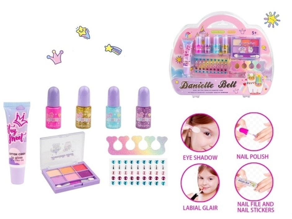 Cosmético sombras, brillos y esmaltes