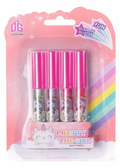 Pack X4 Brillos Labiales - Set Cosmético Infantil