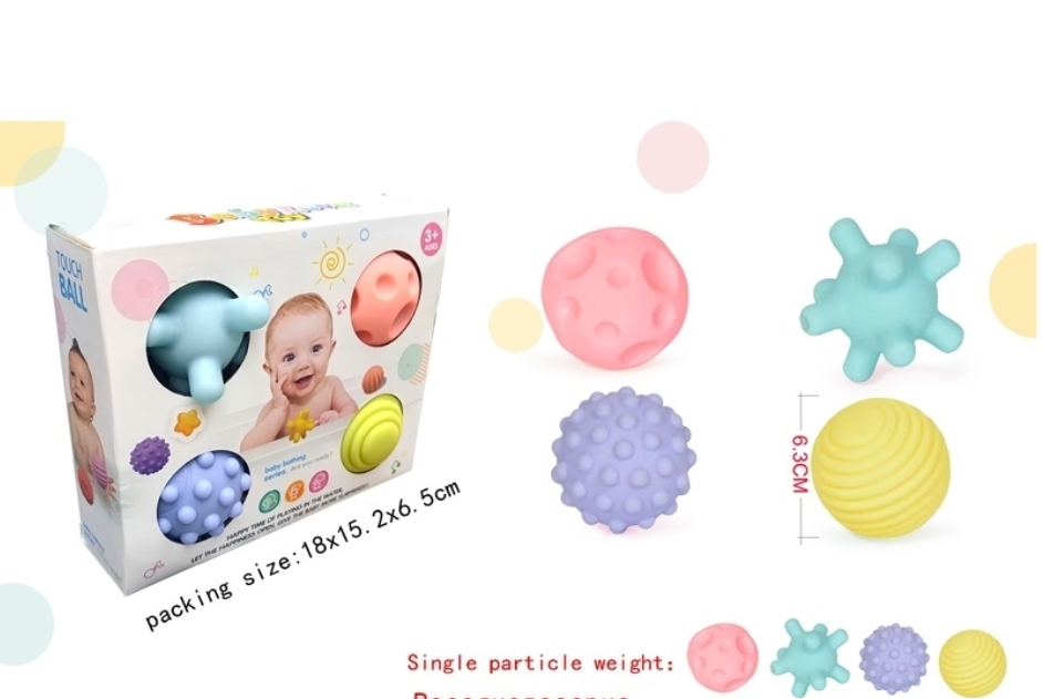 Primera infancia pelotas soft 4 unidades