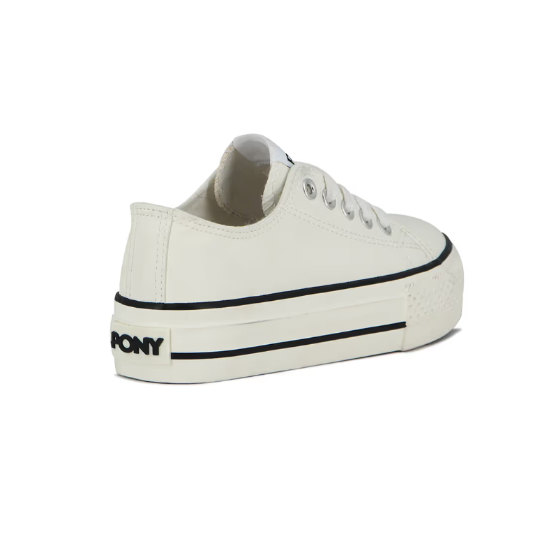 Pony Calzado C/Plataforma Fifth Ave Kids - White