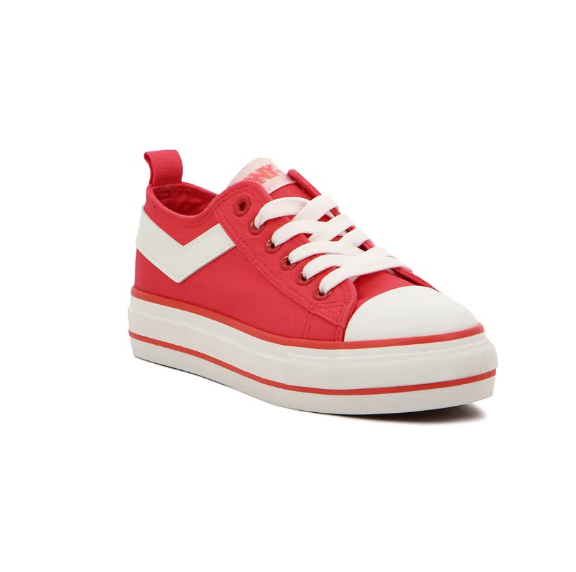 Pony calzado plataforma casual classic Niño - Coral