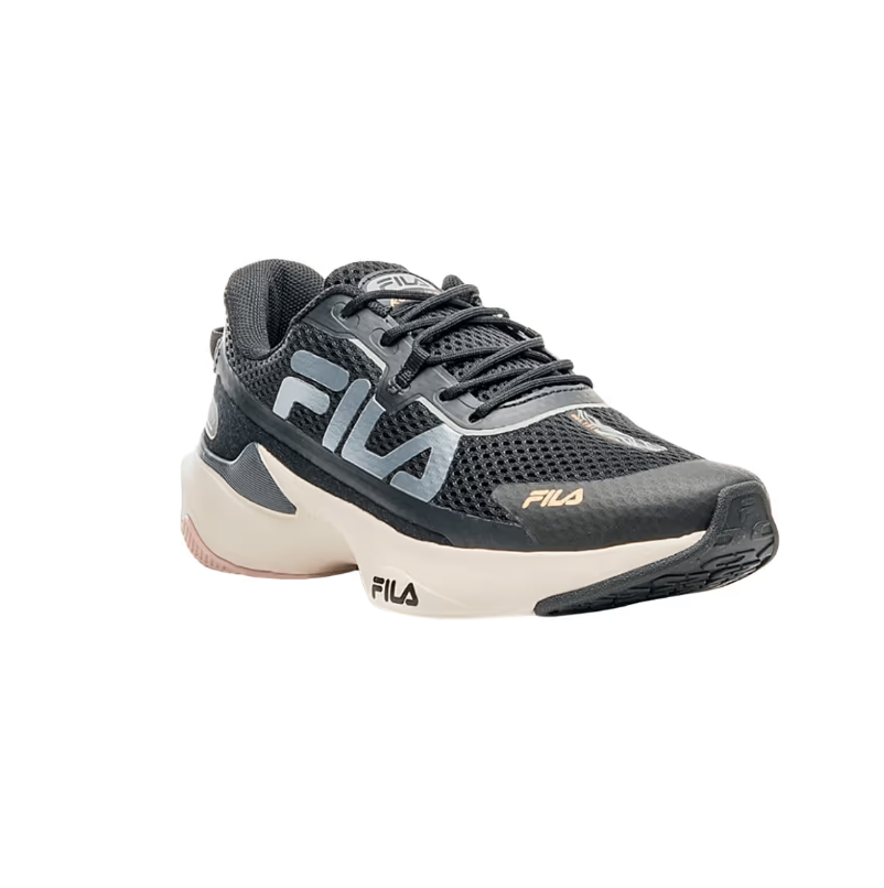FILA Recovery para Mujer - Negro/Azul Grisaceo