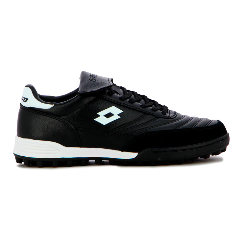Lotto Futbol 5 sintetico Supremo Hombre - Negro/Blanco