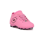 Lotto PICCOLO futbol cancha MD Niño - rosado/negro
