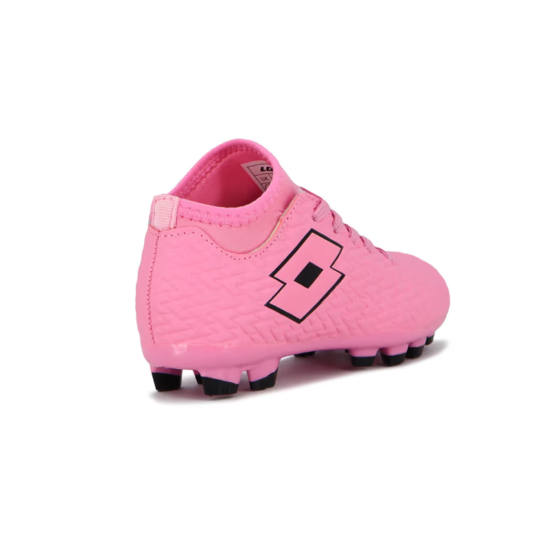 Lotto PICCOLO futbol cancha MD Niño - rosado/negro