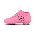 Lotto PICCOLO futbol cancha MD Niño - rosado/negro