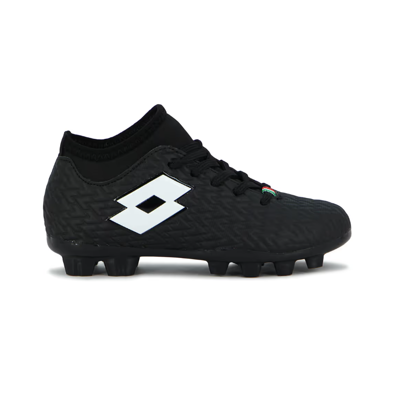 Lotto PICCOLO futbol cancha MD Niño - negro/blanco