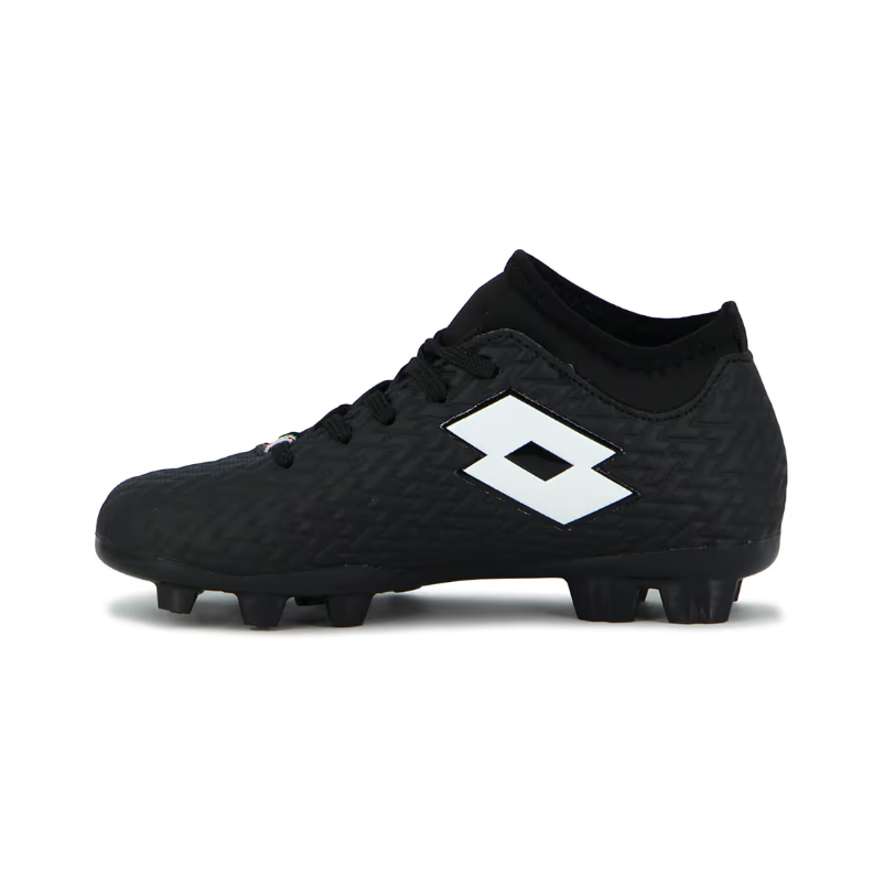 Lotto PICCOLO futbol cancha MD Niño - negro/blanco