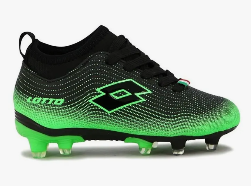 LOTTO Torino Futbol Cancha - Negro/Verde