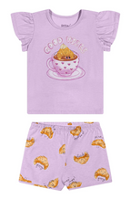 Pijama Croissants Elian - Lila