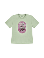 Camiseta estampado floral Marialícia - Verde