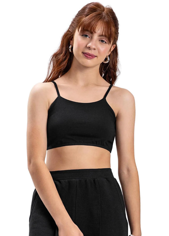 Top Juvenil Elian Beast - Preto
