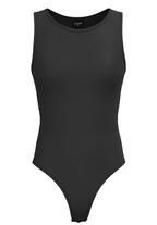 Body Acanalado Juvenil Elian - Preto
