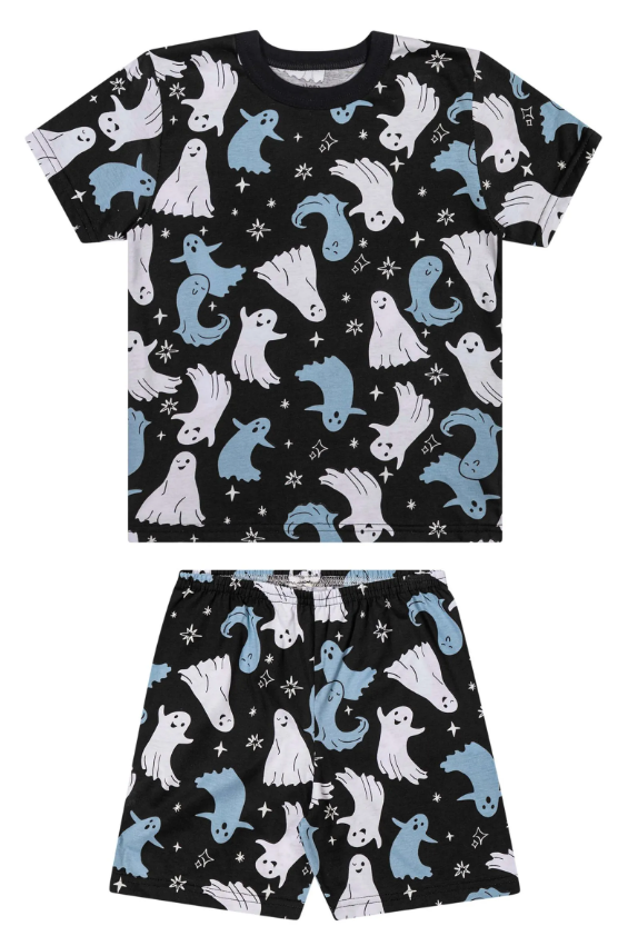 Pijama Fantasma Elian - Preto