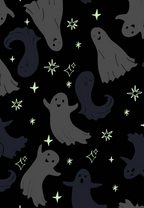 Pijama Fantasma Elian - Preto