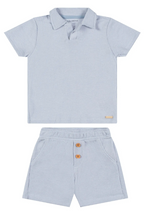 Conjunto Polo Coloritta - Celeste