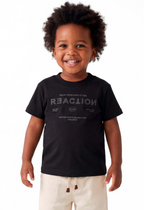 Remera Reaction Coloritta - Preto
