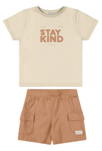 Conjunto Cargo Coloritta - Beige