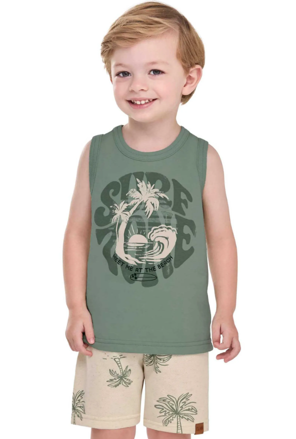Conjunto Surf Elian - Verde
