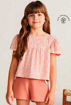 Conjunto Rayado Coloritta - Rosa