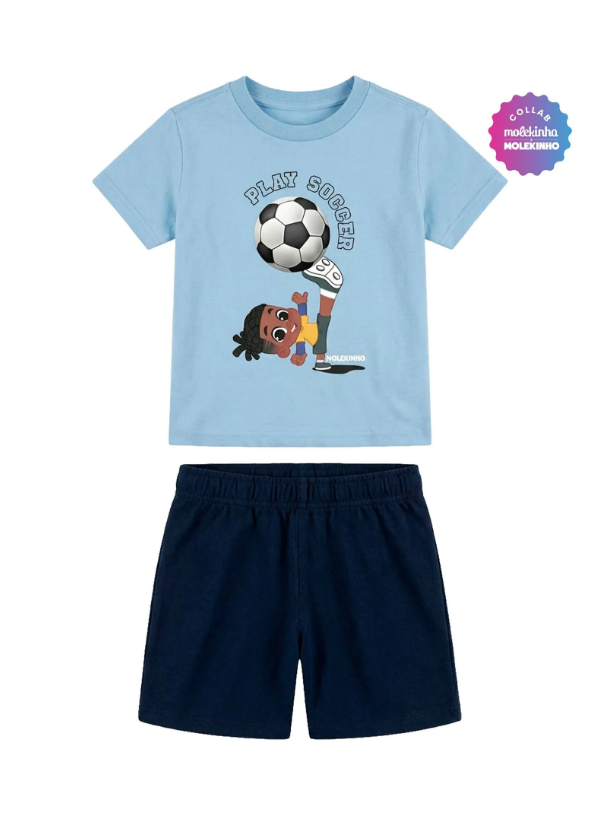 Conjunto Soccer Elian - Azul