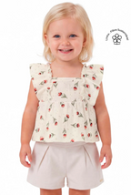 Conjunto Flores Coloritta - Beige