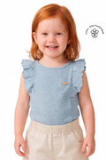 Blusa Broderie Coloritta - Azul