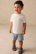 Conjunto Vacation State Coloritta - Blanco/Azul